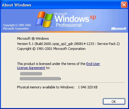 winver Kaip sužinoti kokią Microsoft Windows versiją naudoju?